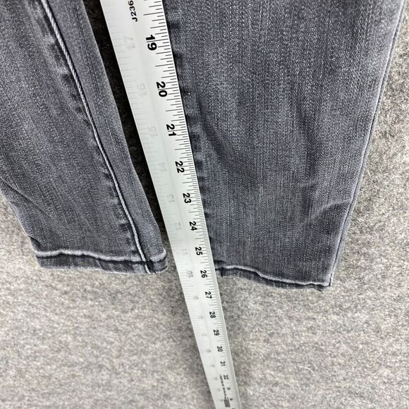 Pacsun Jeggings Women 24 Gray Denim Medium Wash High Rise Ankle Flat Front Skinn - Picture 9 of 11